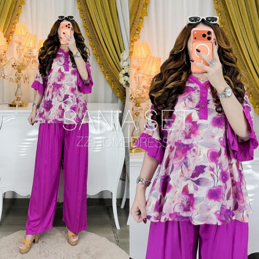 SANIA SET ORI ZZ HOMEDRESS