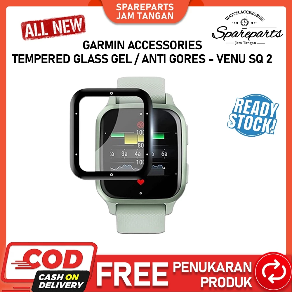 Screen Protector Anti Gores Garmin Venu SQ 2 Watch Film Anti Gores Venu SQ 2