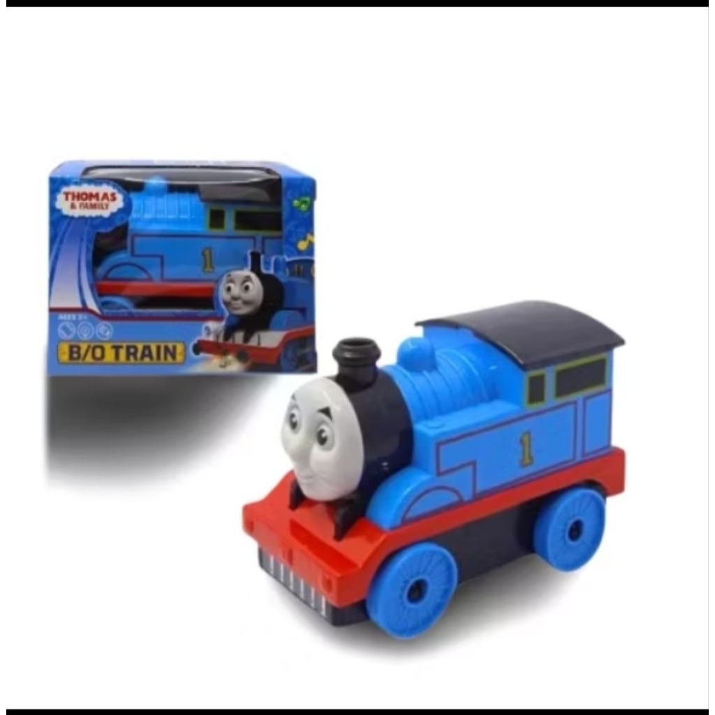 mainan anak kereta api karakter Thomas suara dan lampu