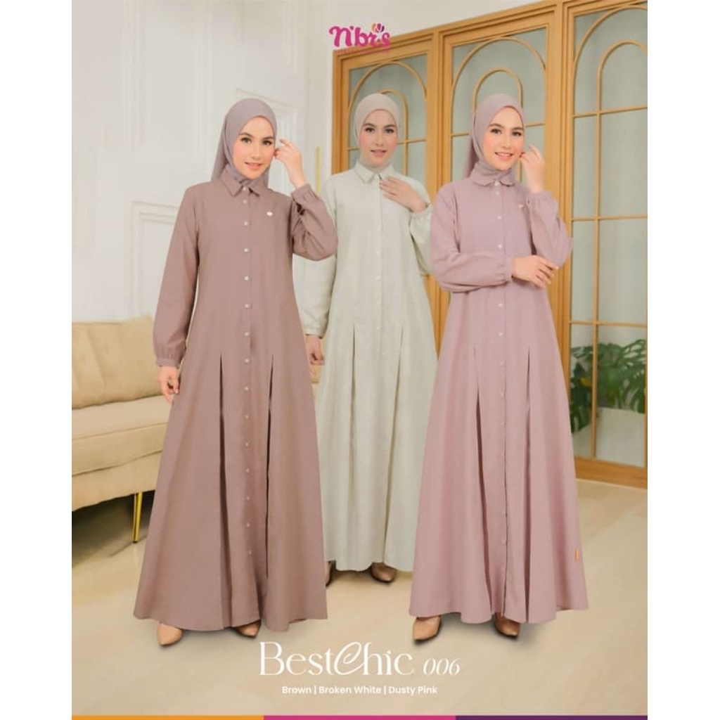 BESTCHIC 006//GAMIS NIBRAS TERBARU//GAMIS NIBRAS SALE