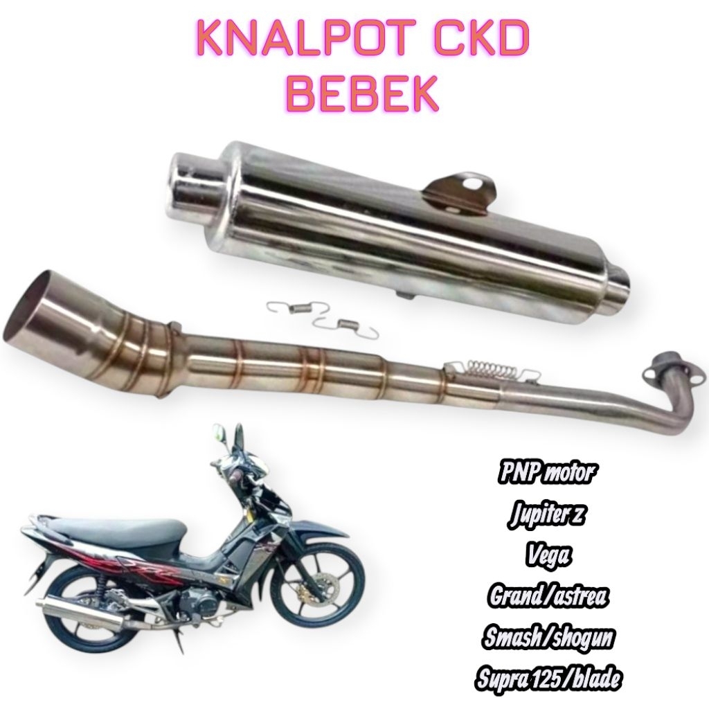knalpot CKD standar JUPITER z vega grand astrea all bebek knalpot CKD bobok supra 125 blade absolut 