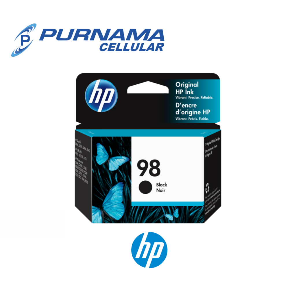 Cartridge HP 98 BLACK Untuk Printer HP DeskJet D4160 - Photosmart 2575 / 8030 / C4180 / D5160- Offic