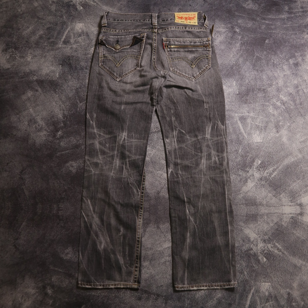 CELANA PANJANG LEWIS 502 FLARE JEANS DENIM PANTS CS107 SIZE 32 33 501