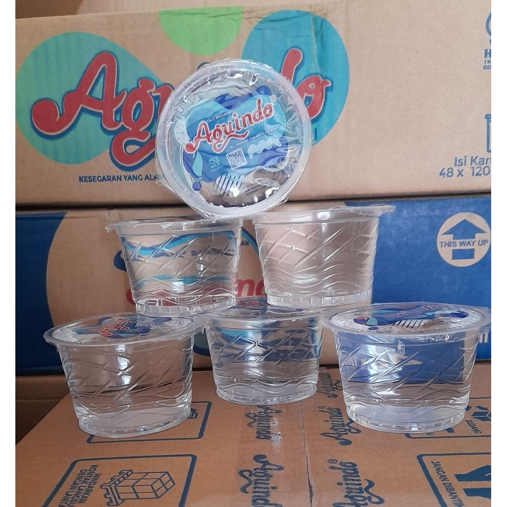 Aquindo air mineral gelas 120ml x 48 pcs