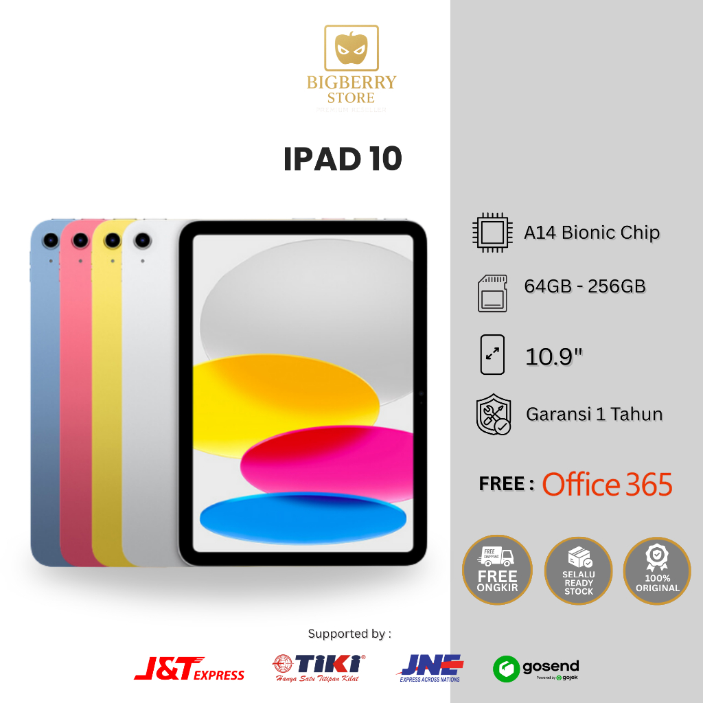 Apple iPad 10 10th Gen 2022 256GB 64GB WiFi Cell 10.9" Inch Original | IBOX