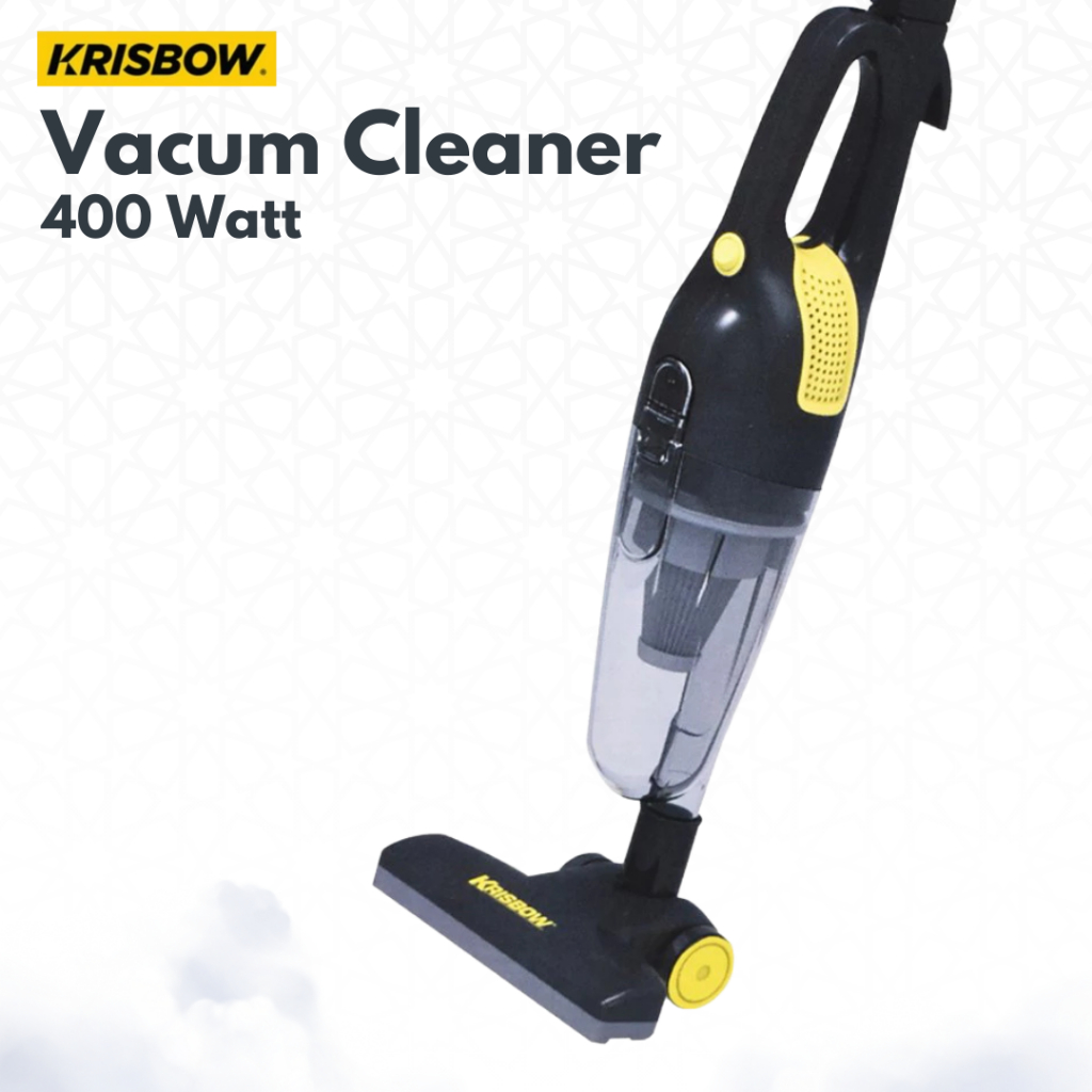 KRISBOW Vacuum Cleaner 2 in 1 400W 4kg 1 Liter 4.5m Kabel 13kPa 78dB 63x15,5x18cm