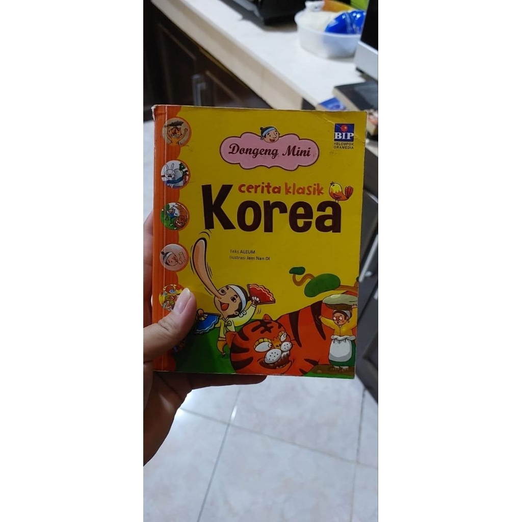 buku dongeng mini cerita klasi korea