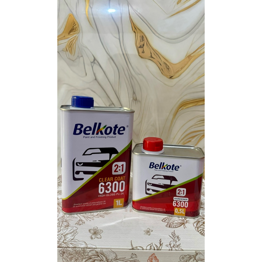 BELCOTE CLEAR COAT 6300 HIGH GLOSS PU 2K / CLEAR COAT BELKOTE 6300