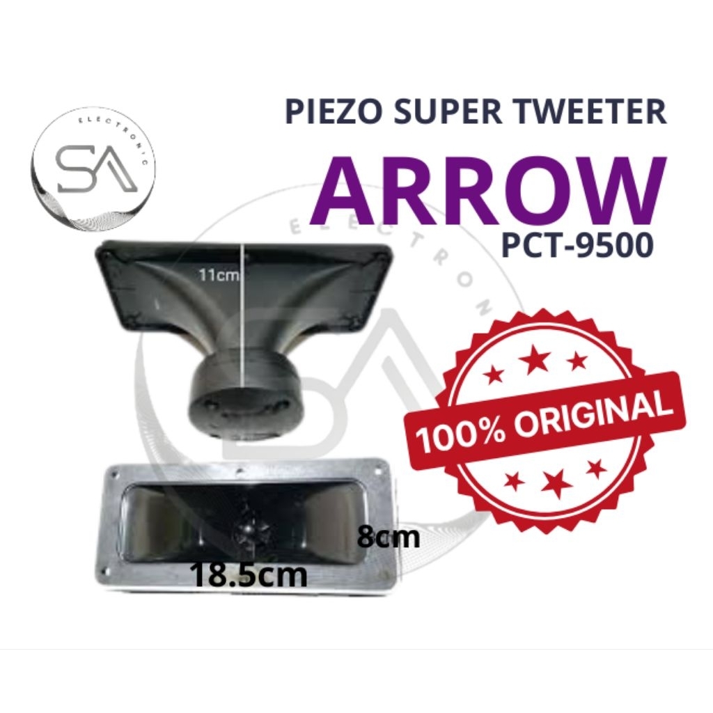 Tweeter Arrow 9500 / Twiter walet / piezo super tweeter
