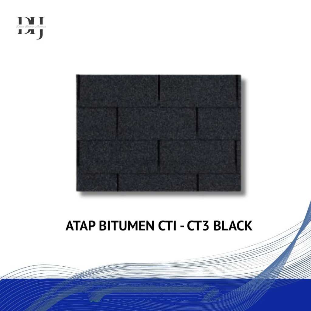 Atap Bitumen CTI CT3 Black