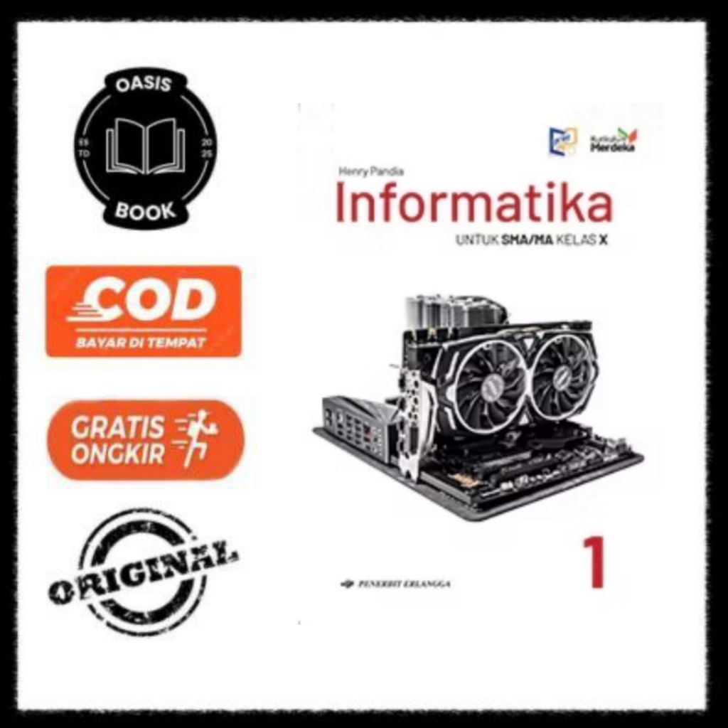 BUKU INFORMATIKA SMA KELAS 10 ERLANGGA KURIKULUM MERDEKA