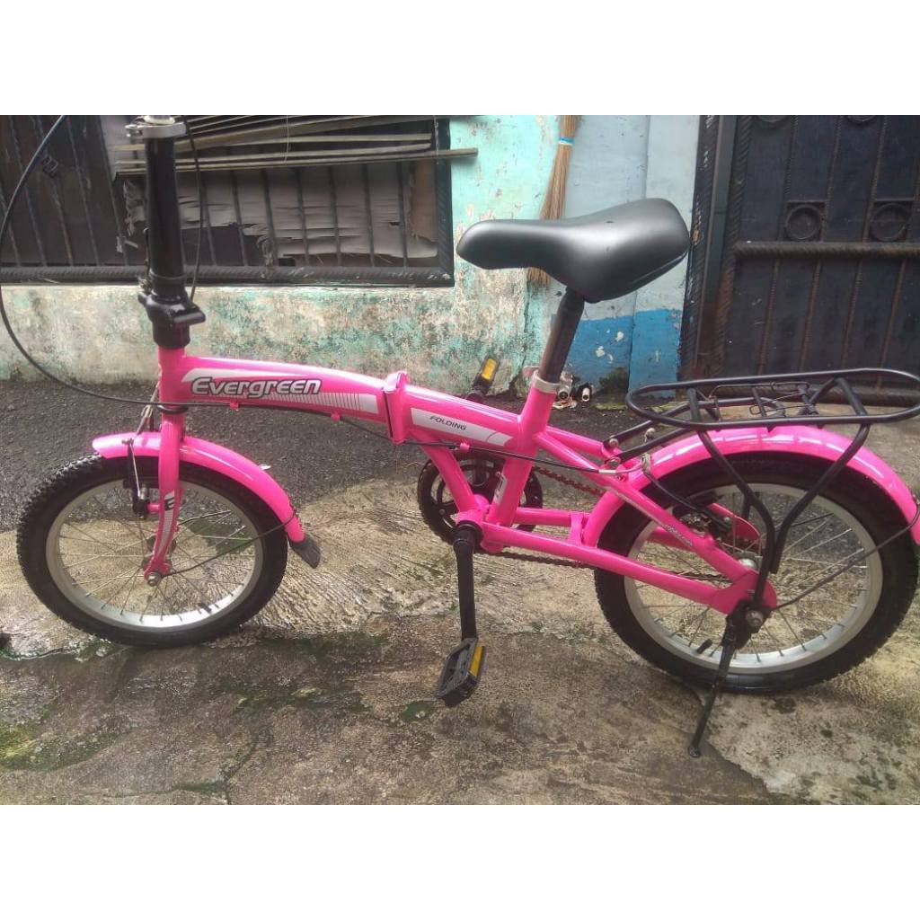 PRELOVED EVERGREEN SEPEDA LIPAT 16 Inch