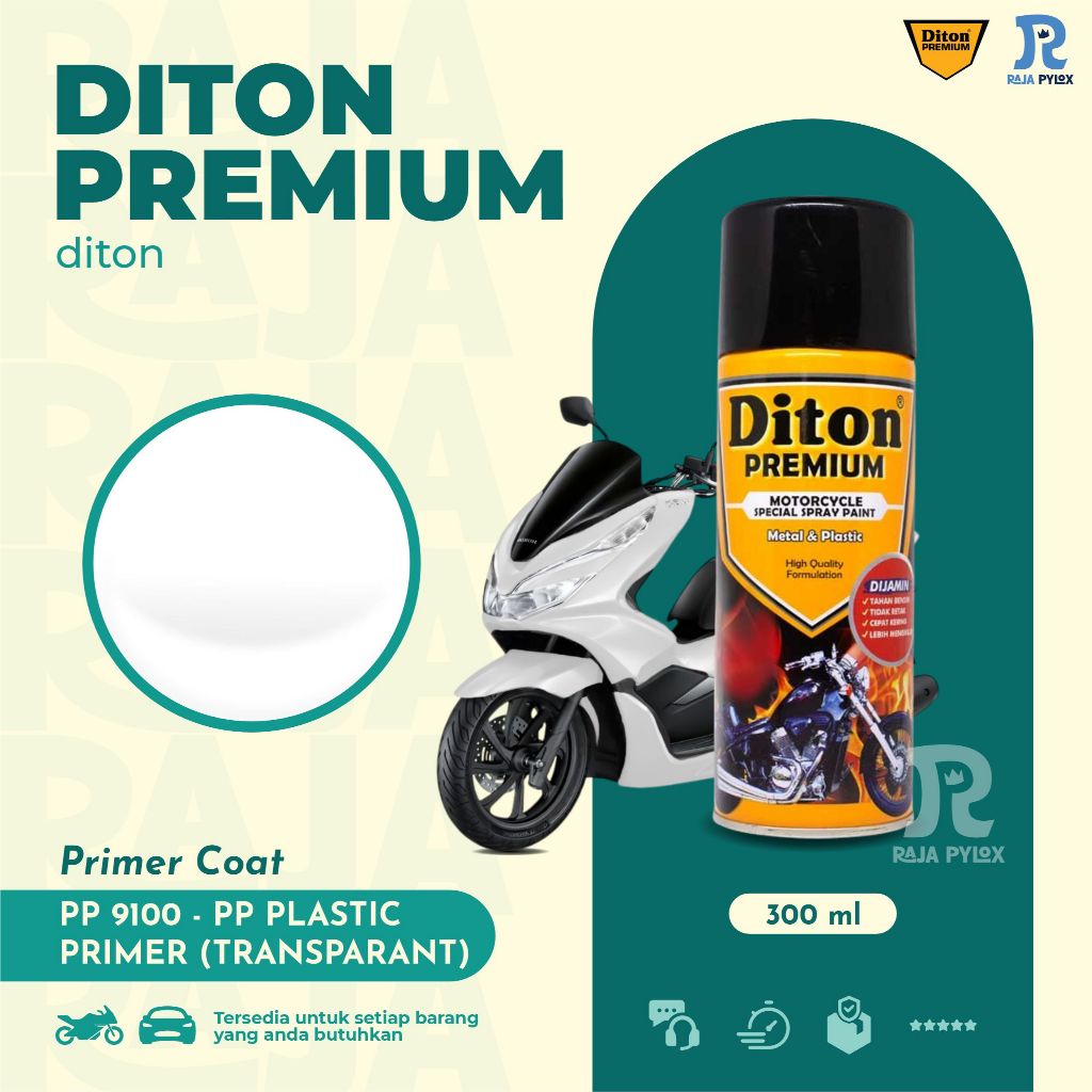 DITON PREMIUM 9100** PP PLASTIK PRIMER TRANSPARAN 300 CC