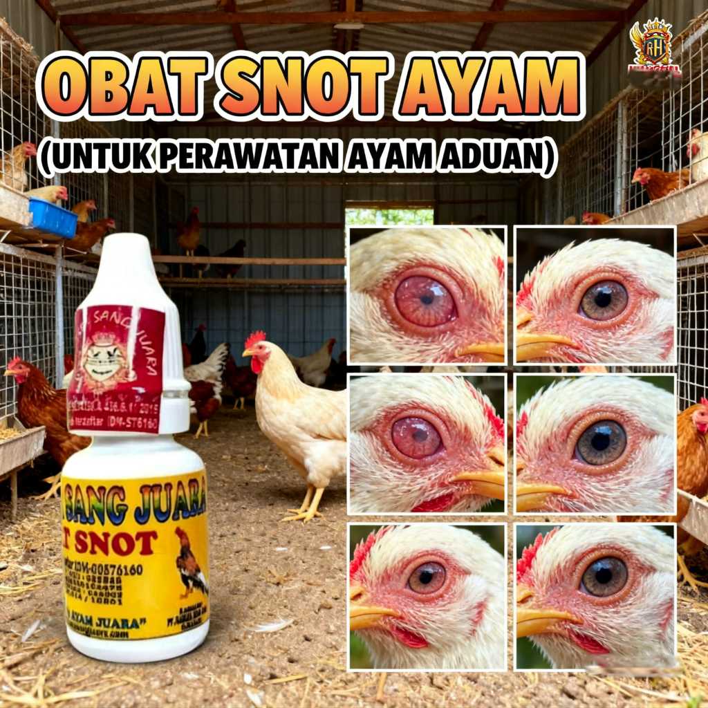 Obat Snot Ayam 15ml - Obat Ayam Terbaik Menyembuhkan Snot Ayam Pilek Muka Bengkak Dan Saluran Pernaf