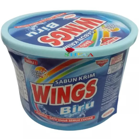 SABUN CREAM EKONOMI WINGS BIRU KEMASAN CUP 900GR / SABUN COLEK / CREAMDET