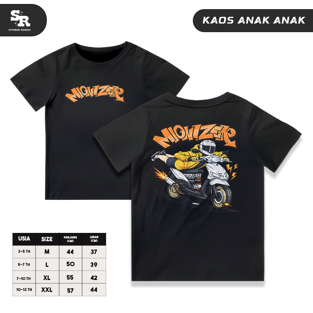 TERBARU KAOS ANAK MIONIZER | Kaos Anak MIONIZER - Kaos Fashion Anak - Kaos Anak Termurah - Cotton Co
