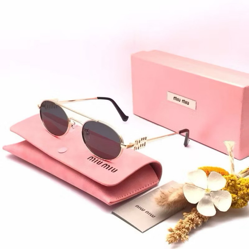 kacamata UV | Kacamata Miu | | Round Sunglasses | Kacamata Vintage