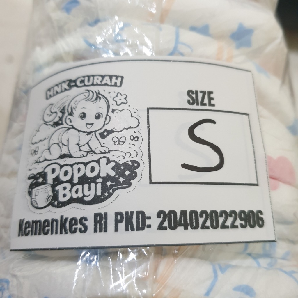 [Toko Pempers] Popok Bayi Ekonomis HNK Curah Model Celana isi 50pcs