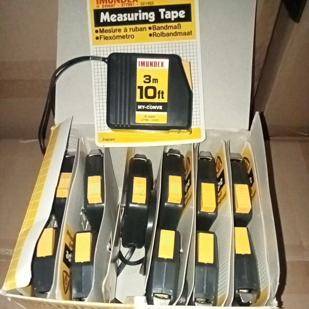 Meteran 3 mtr IMUNDEX type My Conve ( Lusin )