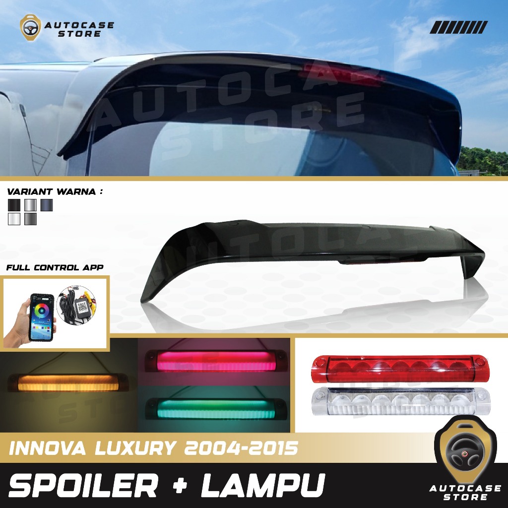 SPOILER INNOVA LUXURY 2004-2015 BERBAGAI MACAM WARNA PNP UP AKSESORIS MOBIL