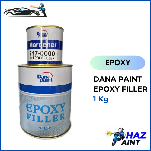 EPOXY DANA PAINT Filler 1 Kg Abu Putih | Epoksi 2 Komponen Grey White Gray Cat dasar danapaint danag