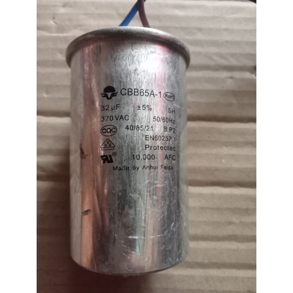 kapasitor kulkas freezer showcase LG 32uf original