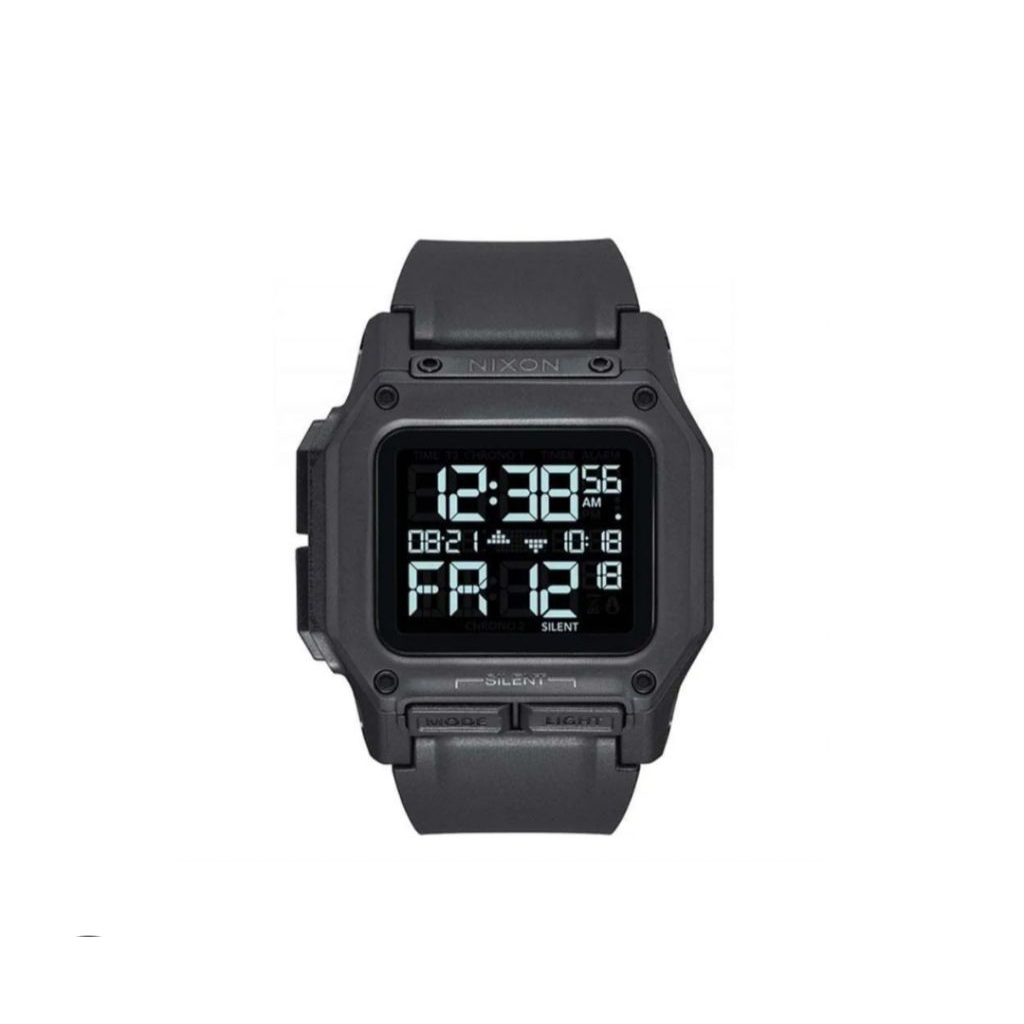 Jam tangan pria digital NIXON A1180001 Regulus all black garansi resmi original 2 thn