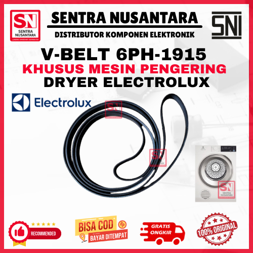 KARET MESIN PENGERING 6PH-1915 ELECTROLUX ORIGINAL| BELTING DRYER ELECTROLUX 6PH 1915 ASLI | VANBELT