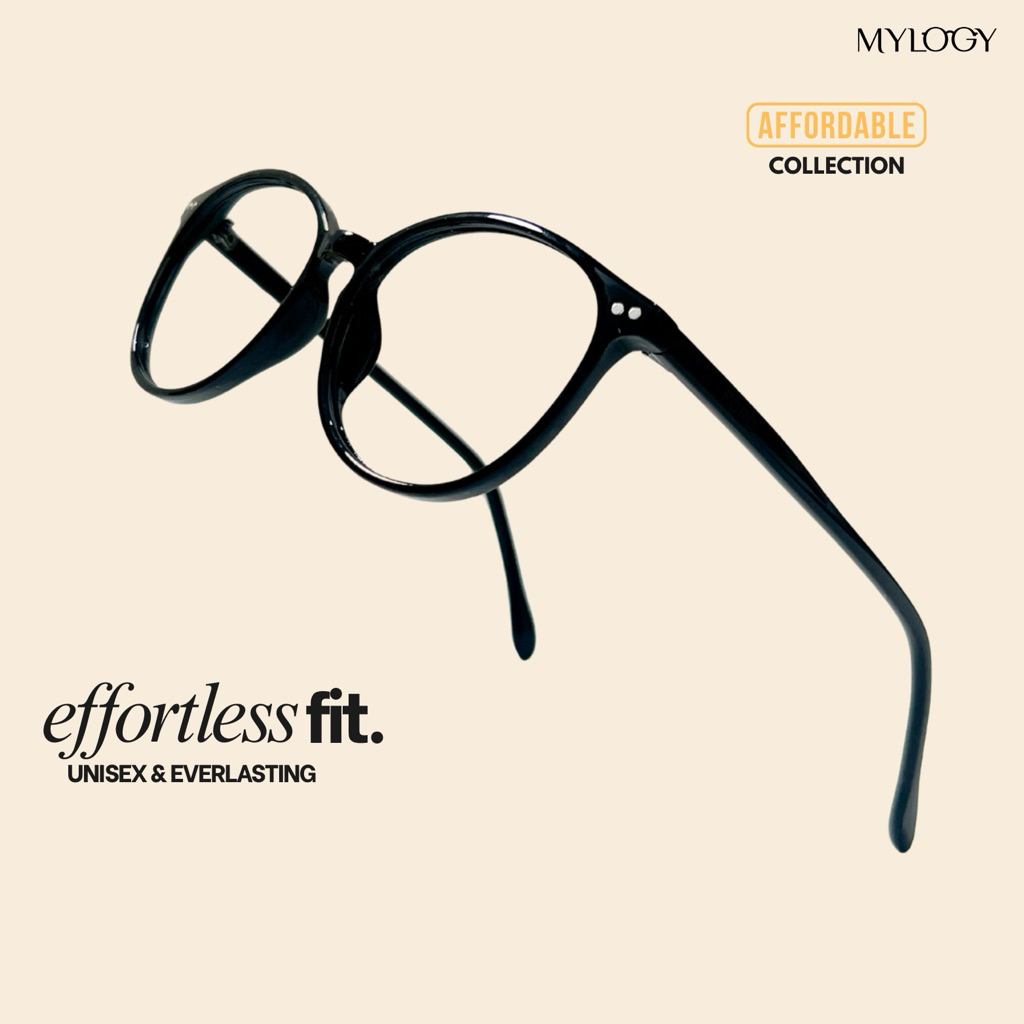 MYLOGY - MARTIAN | Frame Kacamata Bulat | Kacamata Minus / Plus / Silinder Unisex Pria dan Wanita