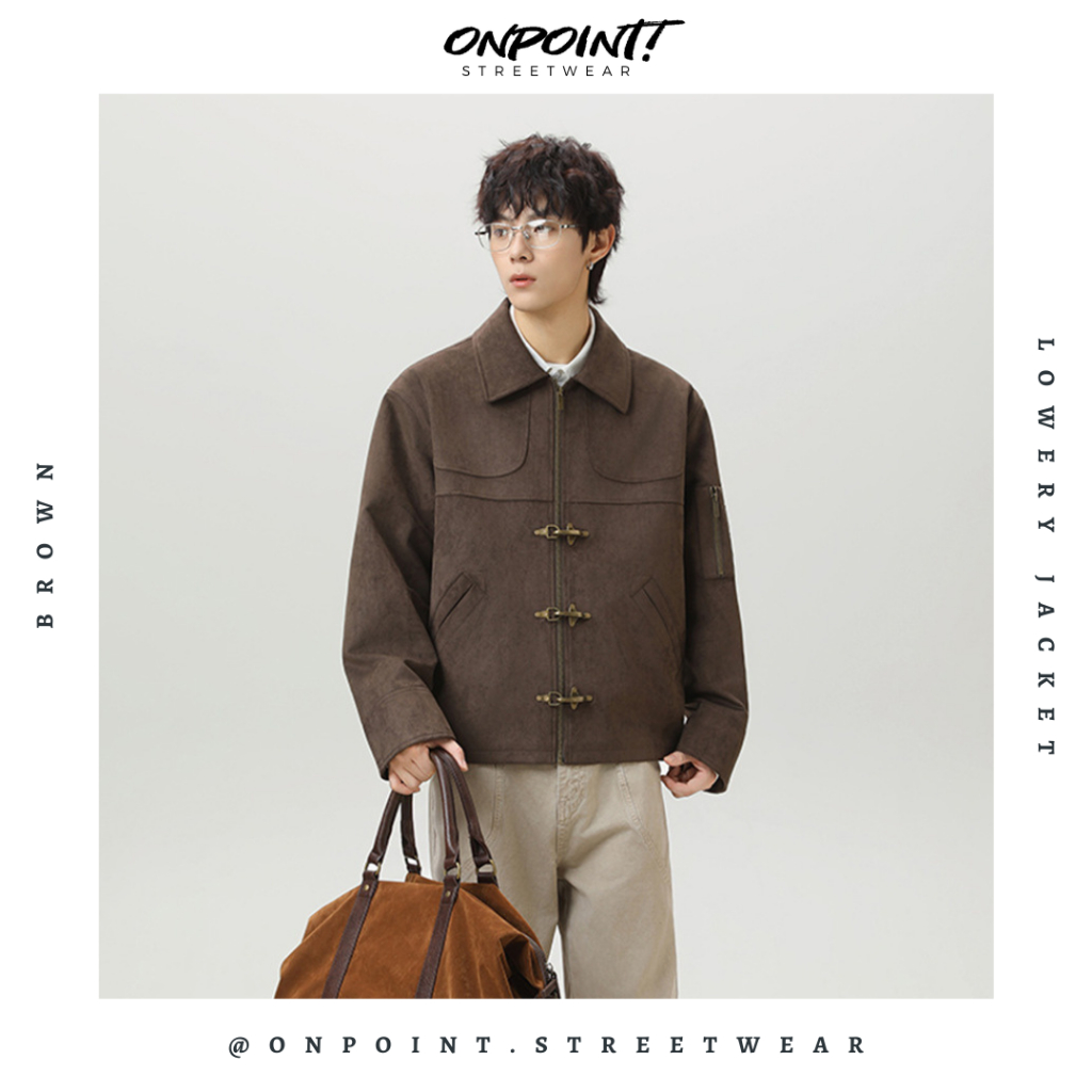 [PRE ORDER] Lowery Jacket - jaket denim jaket jeans pria jaket varsity pria leather jacket baseball 