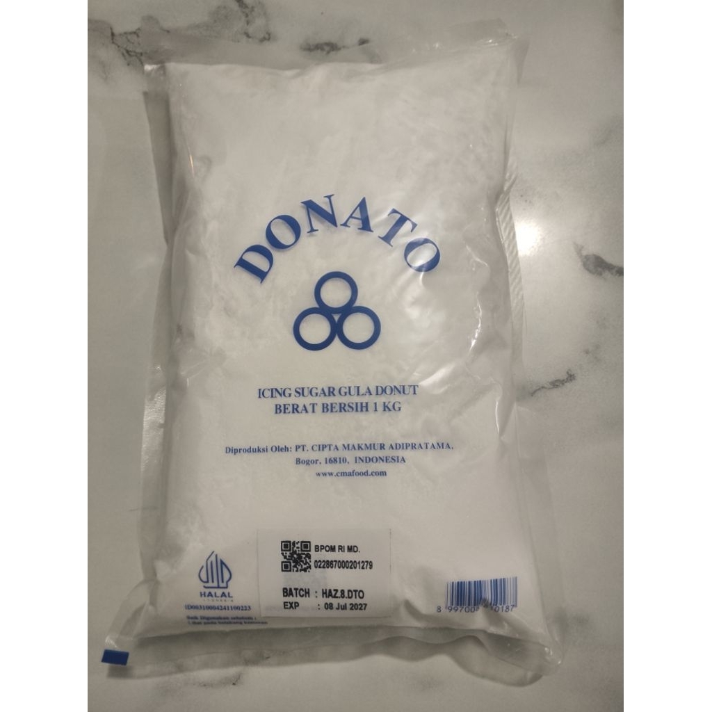 Gula Donato 1kg - Gula Halus dengan Rasa Mint, Tidak Mudah Mencair
