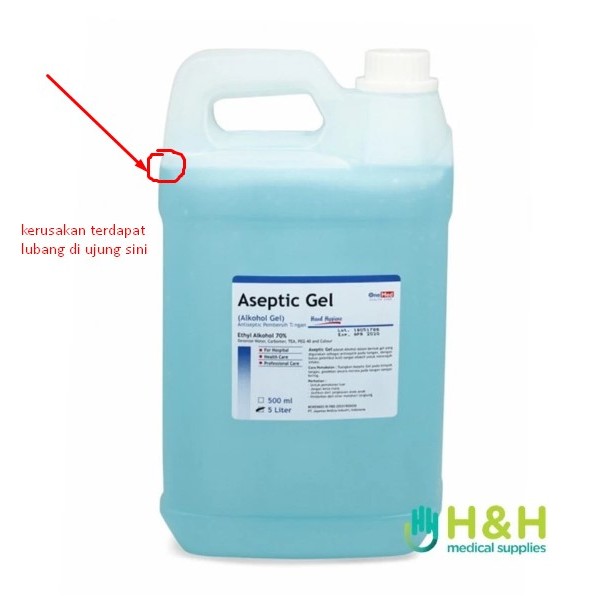 Aseptic Gel Refill 5 Liter / Aseptic Gel Refil Onemed / Aseptic Gel