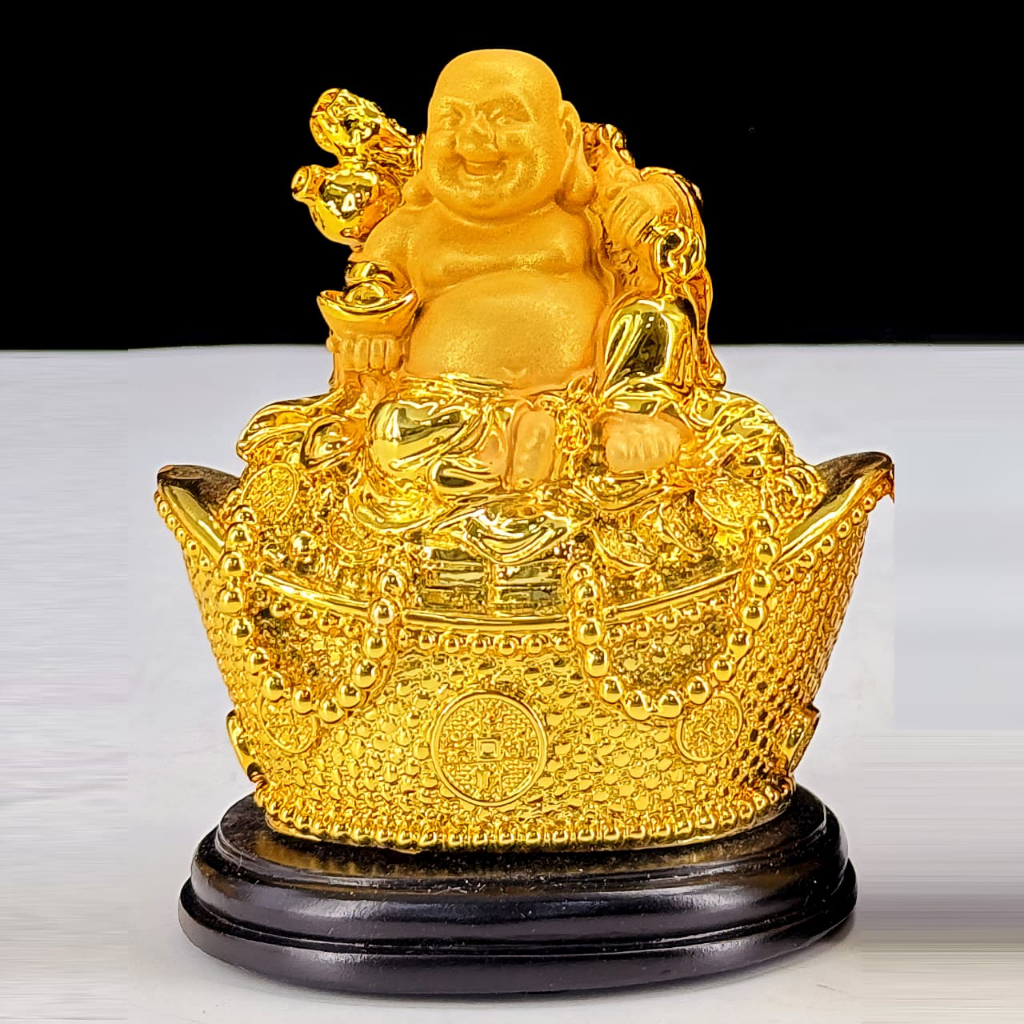 10CM Patung Buddha Julaihut Pajangan Patung Fengshui Julaihut Dashboard Mobil