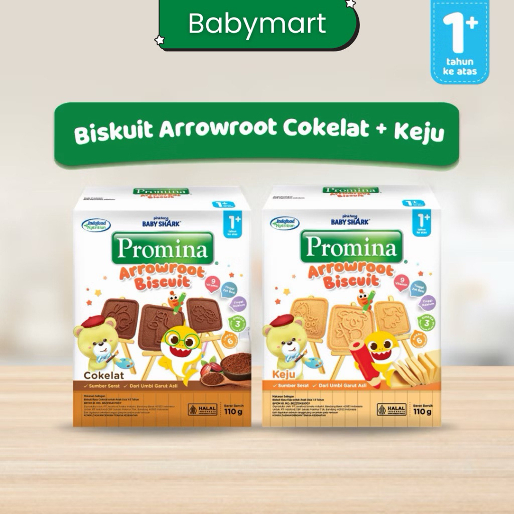 PROMINA Arrowroot Biskuit / Biskuit Bayi / Cemilan Bayi