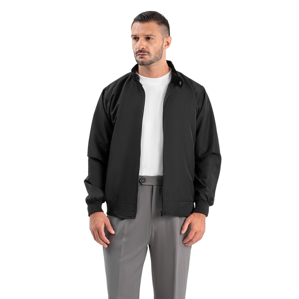 RIBSGOLD Jaket Harrington Pria | Casual Technical Jacket