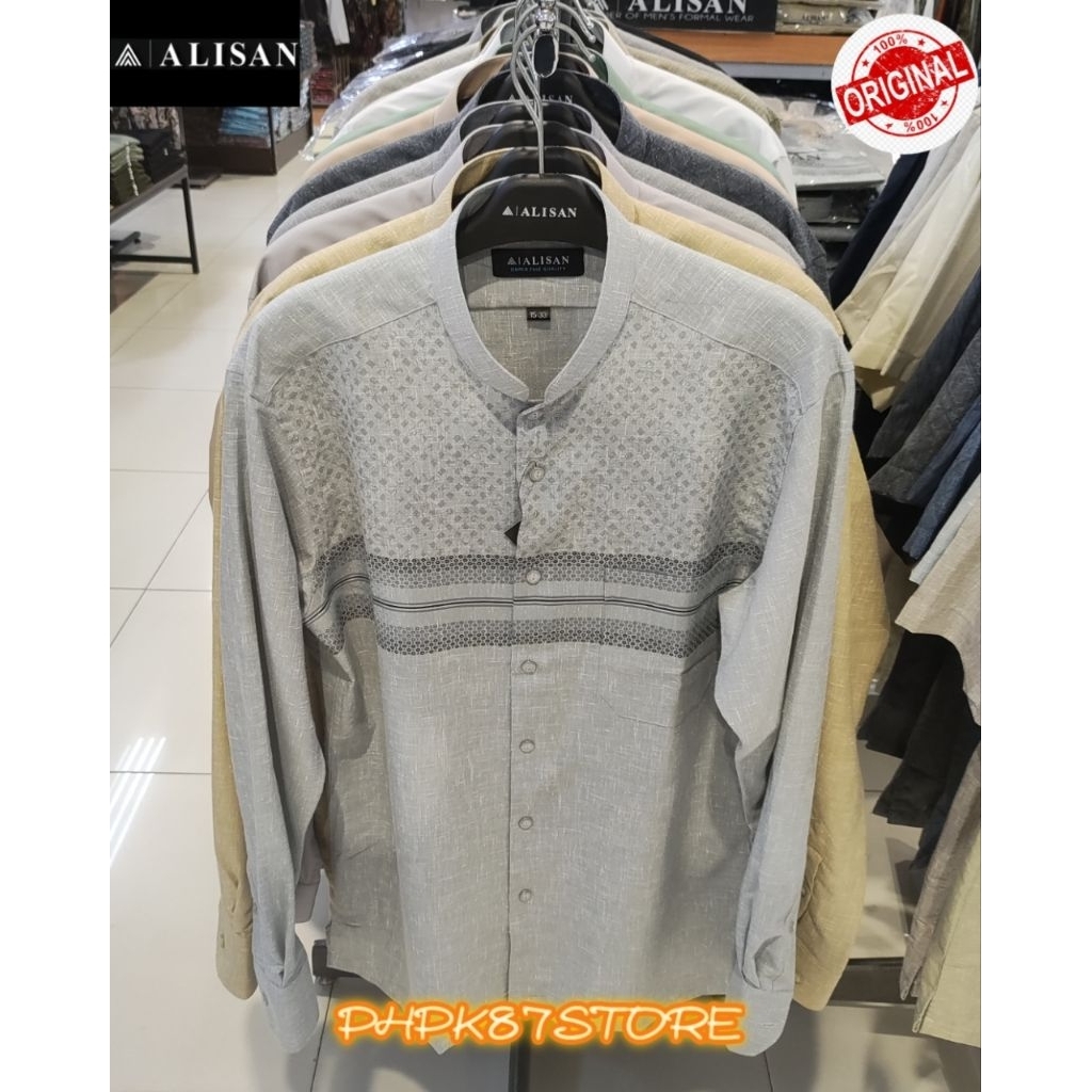 ALISAN Kemeja koko panjang pria original premium
