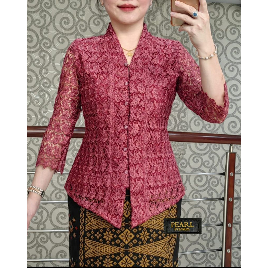 Blus Brokat Hoki Super Premium