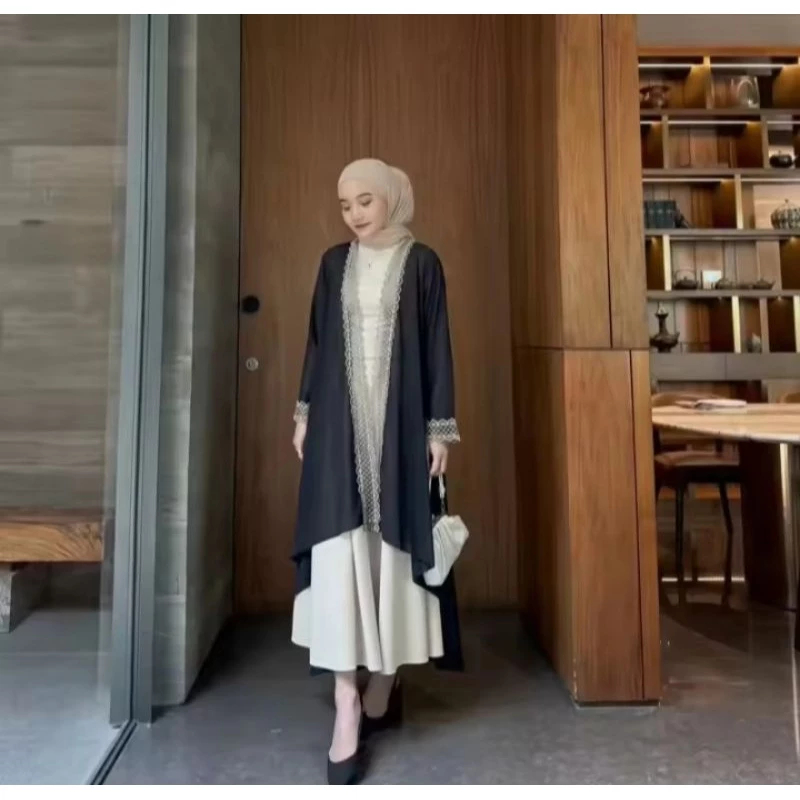 [ COD ] Alina Outer by Ammisha | Fashion Luaran Kekinian | Kondangan OOTD | Avril Outer | Termurah B
