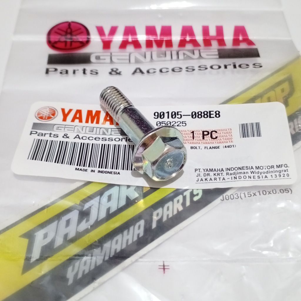 BAUT SHOCK BELAKANG BAWAH NMAX AEROX 125 BOLT FLANGE ASLI ORI YAMAHA 90105-088E8