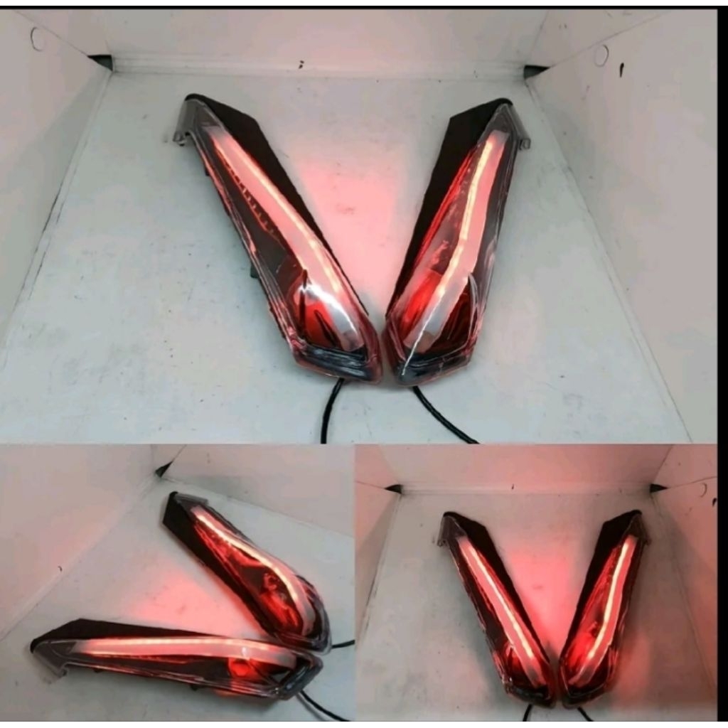 lampu sein depan Vario techno 110 CBS carbu fullset alis running 2 mode DRL