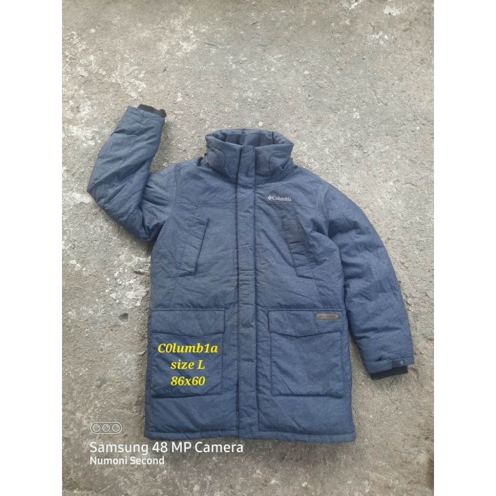 jaket parka columbia puffer bulang bulu angsa gunung outdoor hiking