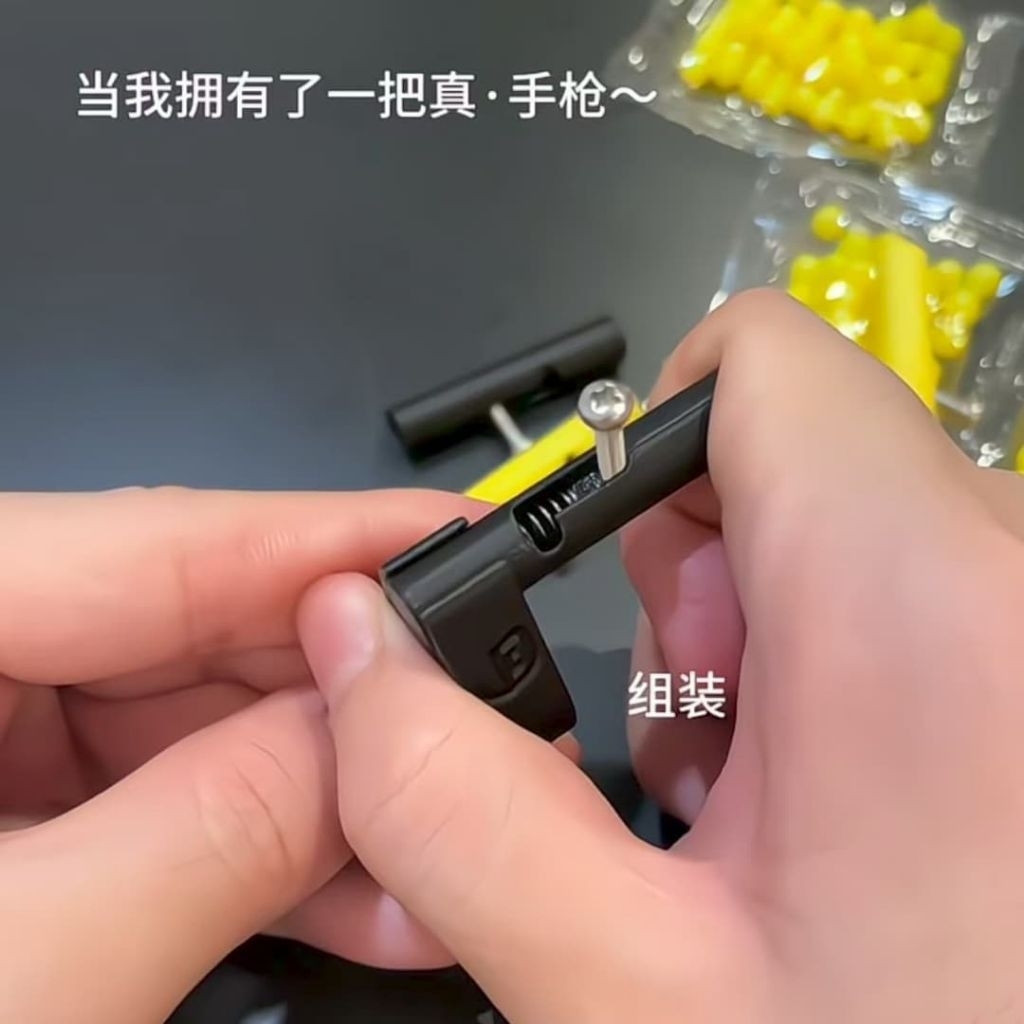 mainan cincin tembakan peluru bulat