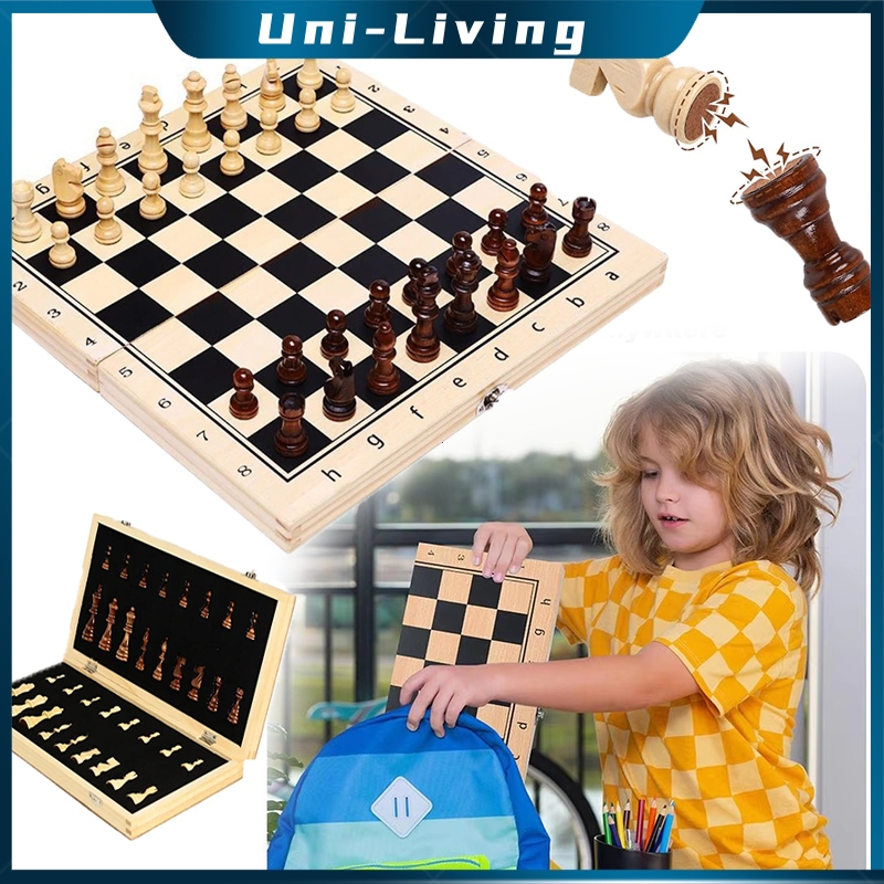 Magnetic Chess Board  Catur Internasional Magnet Chess Catur Kayu  Premium Catur Percasi Boards Game