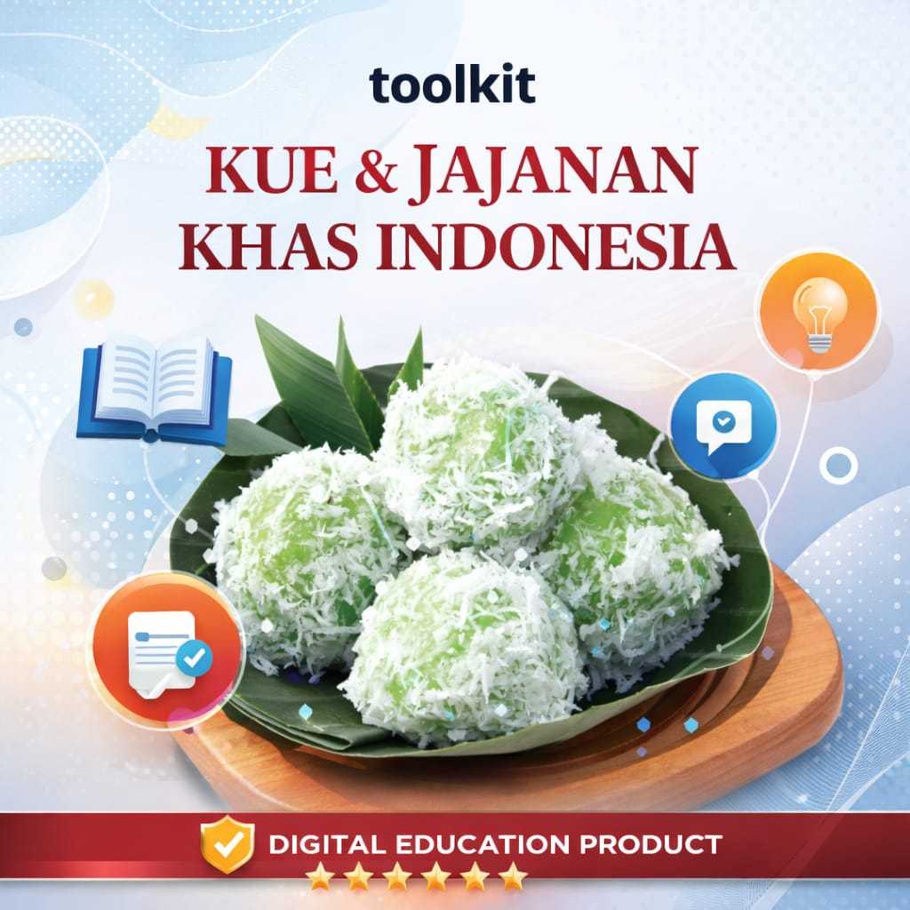 Toolkit 280 Resep Kue & Jajanan Khas Indonesia Lengkap