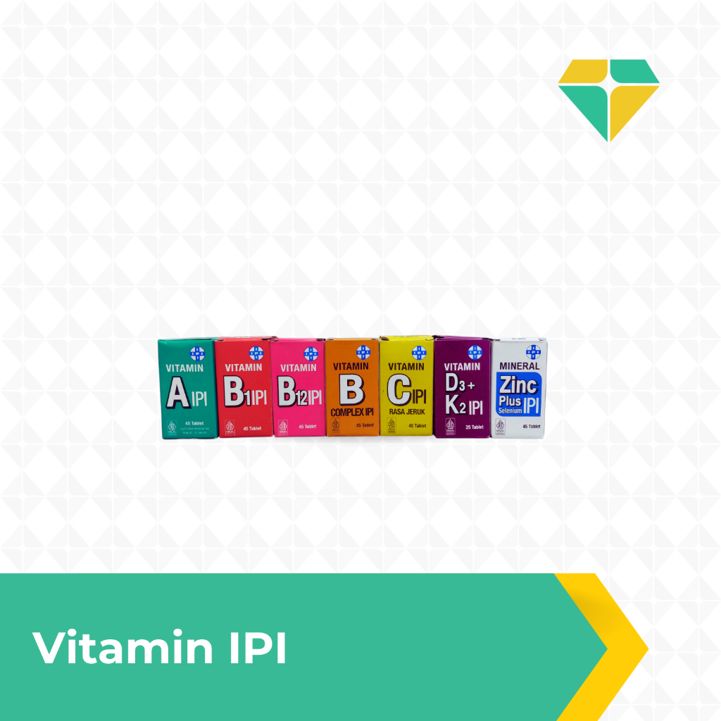 Vitamin IPI |Vitamin A IPI | Vitamin B1 IPI | Vitamin B12 IPI | Vitamin B Complex | Vitamin C IPI | 