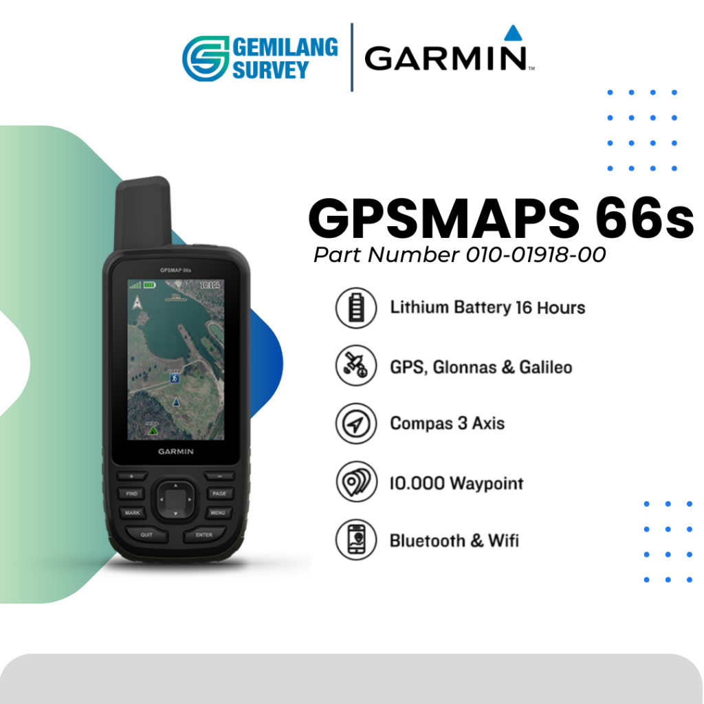 Gpsmaps Garmin 66s Multiband Satelit Original Garansi 1 tahun