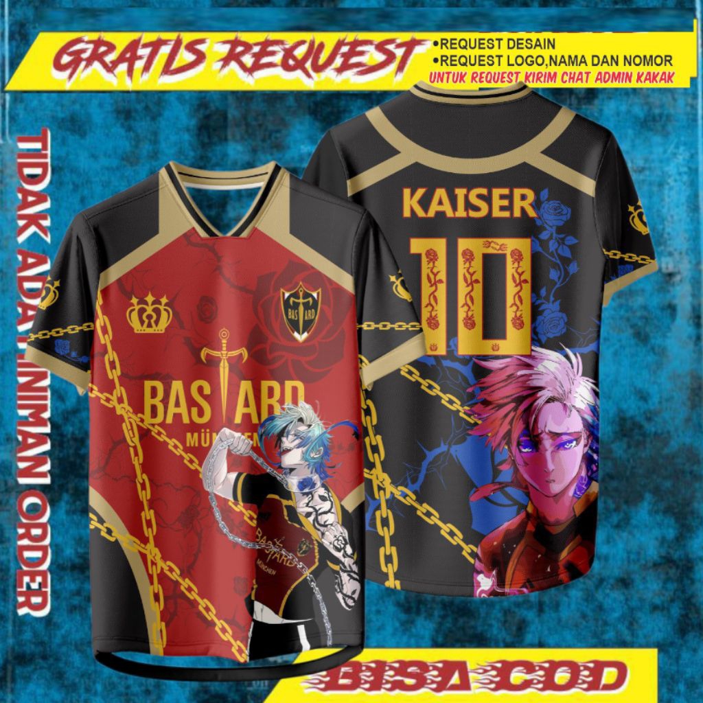 JERSEY KAISER BLUE LOCK GRATIS REQUEST