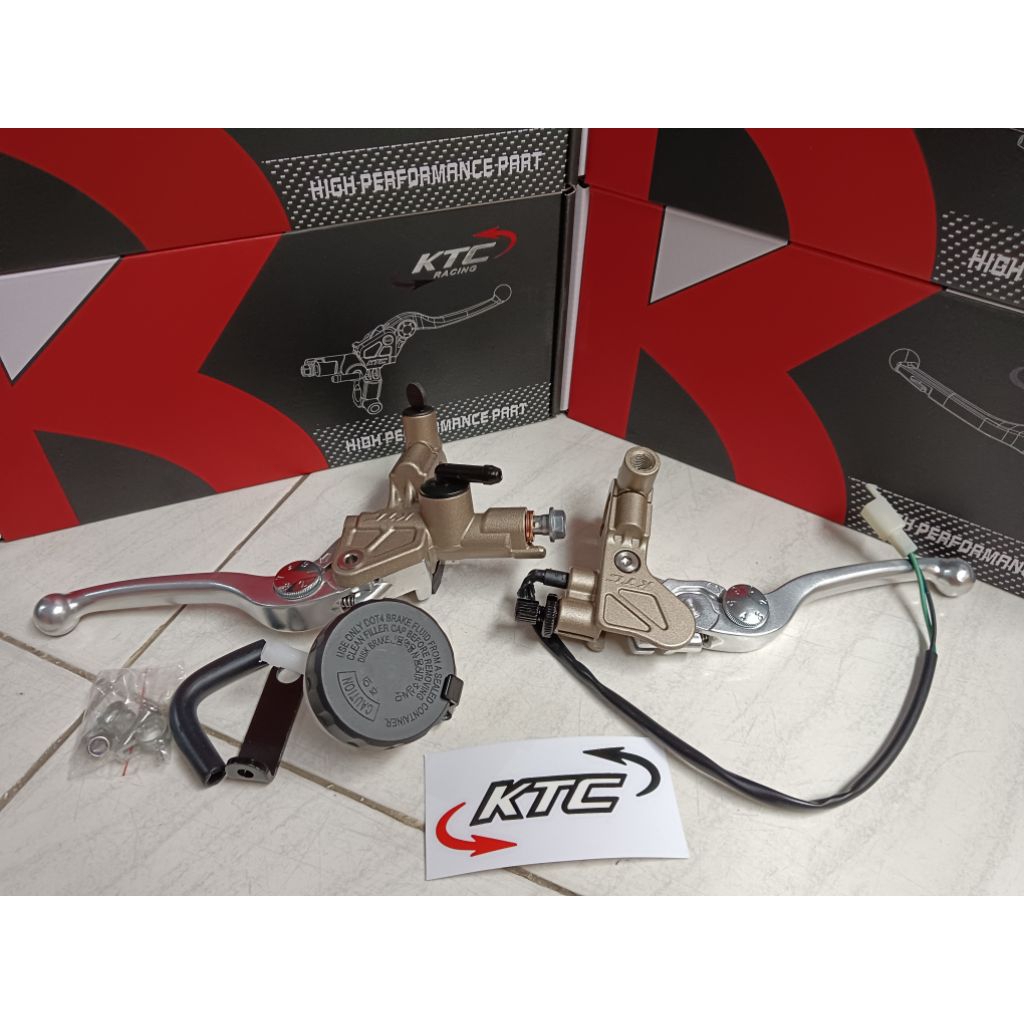 Master Rem KTC Trek 1set Kanan Rem Kiri Kopling Universal Matic Bebek Sport Original KTC 100%