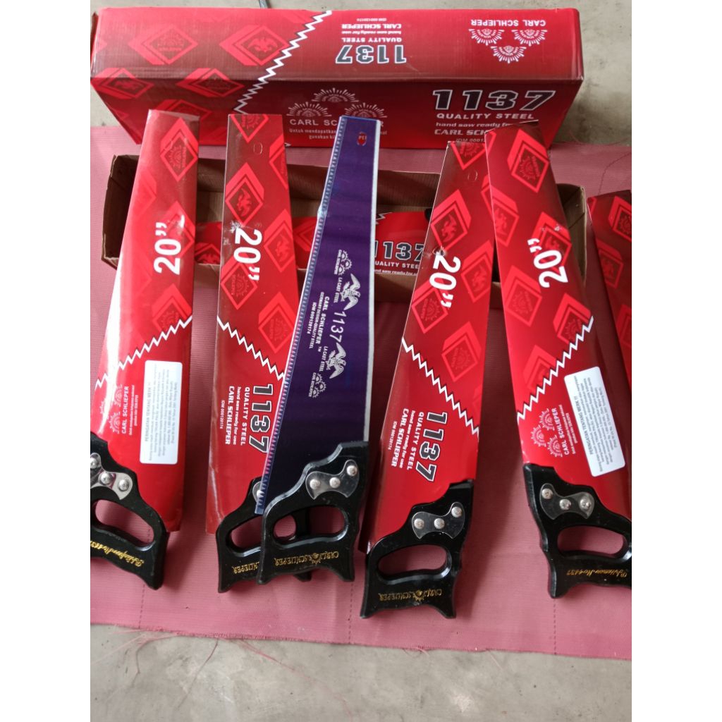 gergaji kayu Cap mata original Germany tangan graji geraji potong belah Schlieper