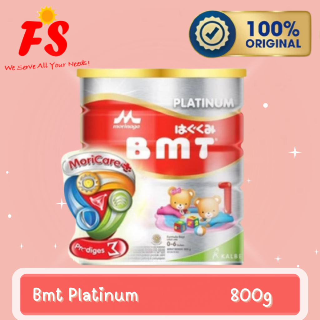 MORINAGA BMT PLATINUM FORMULA BAYI USIA 0-6 BULAN 800 GRAM